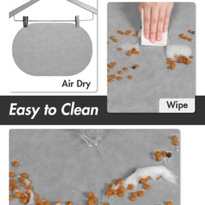 Absorbent Dog Water Mat-Dog Mat for Food and Water Bowl, Quick Dry Pet Feeding Mat, No Stains Dog Food mat, Dog Accessories Pet Supplies Mat-Dog Water Bowl Mat for Messy Drinkers