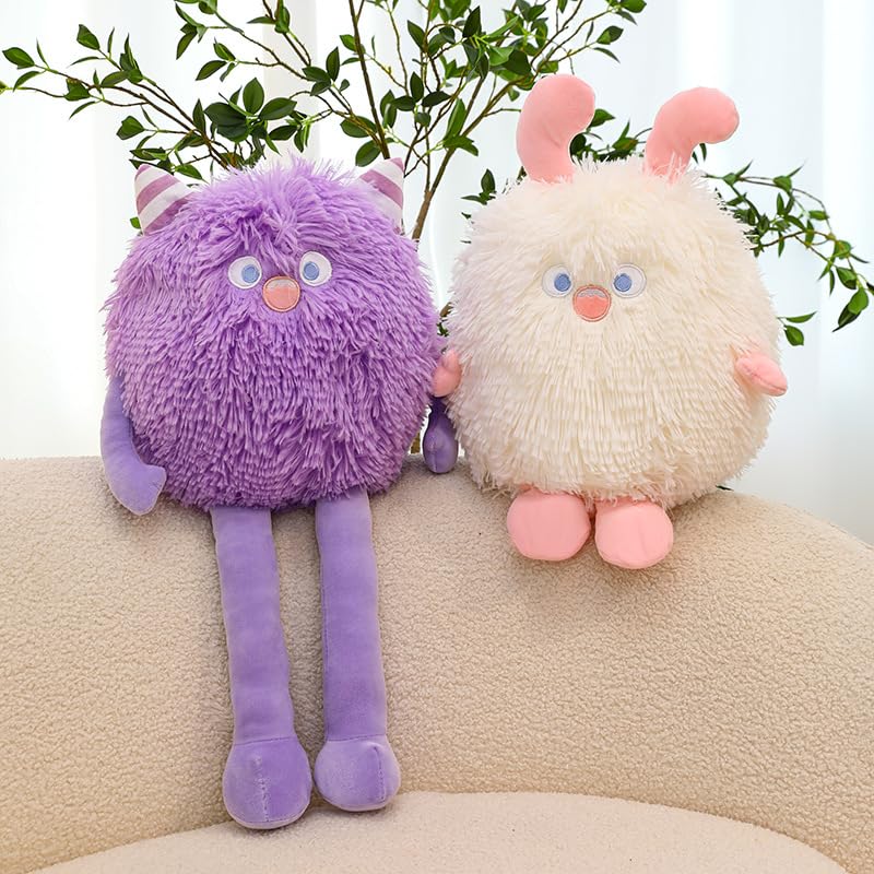 Arkdorz Cute Monster Plush Toy,12.6''Soft Monster Stuffed Animal Plush Pillow,Birthday Halloween Christmas Plush Gifts for Kids Boys Girls (Purple)