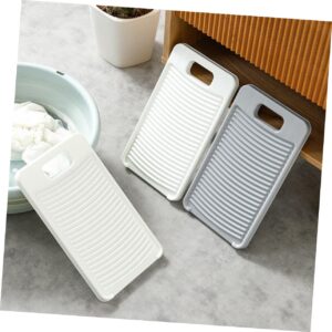 FONDOTIN 2 Pcs Thicken Washboard Scrubbing Board Household Laundry Tool for Clothes Design for Efficient Cleaning for Home and Camping Use