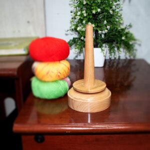 SMIURNS Yarn Holder Stand Spindal Storage for Skeins of Yarn Wool Jeanie Chrochet Dispenser Tool