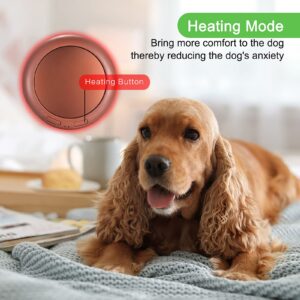 Moropaky Heartbeat Toy Warm Heat Heartbeat Stuffed Animal for Dog Anxiety Relief Toy Dog Calming Toy for Puppy Behavioral Aid Training Sleep Aid Puppy Soothe Cuddle Comfort Toy, Black & White