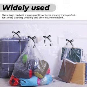 GothaBach 6 Pack 40x60 Inches Giant Jumbo Huge Storage Bags Plastic Moving Bags Flat Large Plastic Bags for Clothes Packing Luggage Suitcase Comforter Chair Moistureproof