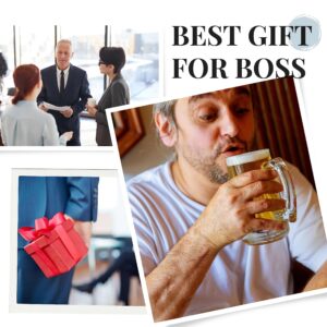 Onebttl Boss Gifts for Men Beer Lovers - 17 oz Heavy Beer Stein Mug with Handle for Boss as Birthday Christmas Gift - BOSS FUEL