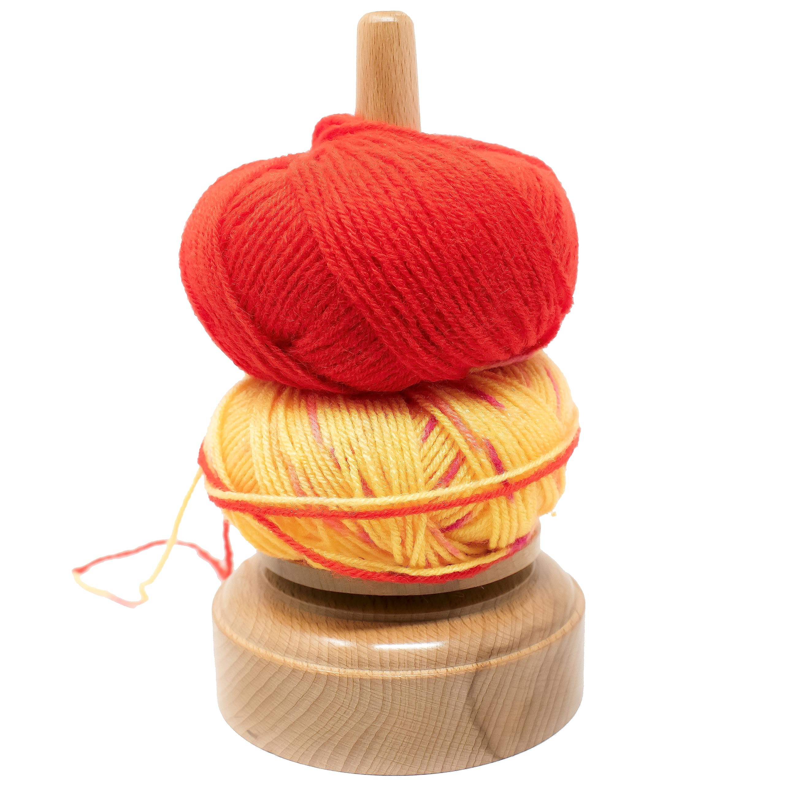 SMIURNS Yarn Holder Stand Spindal Storage for Skeins of Yarn Wool Jeanie Chrochet Dispenser Tool