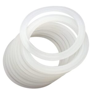 silicone jar gaskets rubber seal ring gasket sealing rings for regular wide mouth mason jars canning leak-proof gaskets (10pcs 70mm)