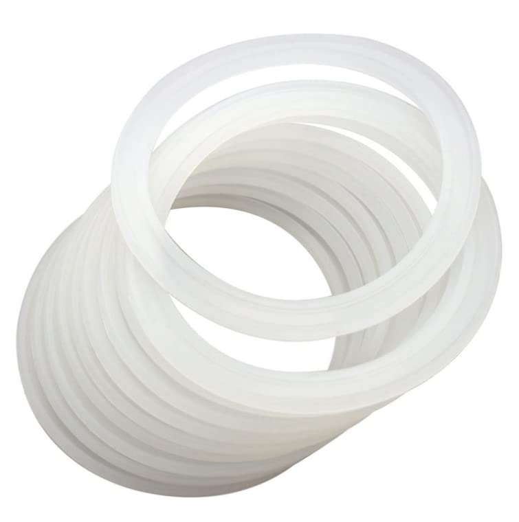 Silicone Jar Gaskets Rubber Seal Ring Gasket Sealing Rings for Regular Wide Mouth Mason Jars Canning Leak-proof Gaskets (10pcs 70mm)