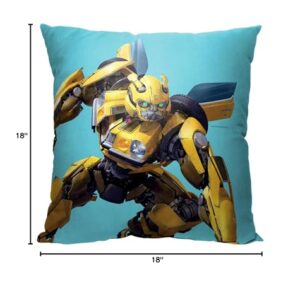 Northwest Transformers Pillow, 18" x 18", Bumblebee