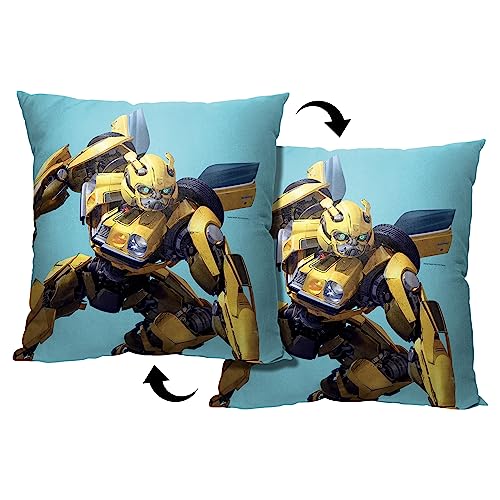 Northwest Transformers Pillow, 18" x 18", Bumblebee