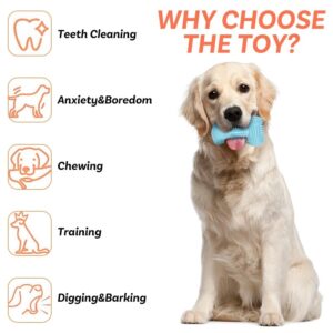 MiOYOOW Dog Chew Toys, Hammer Shaped Dog Toys Puppy Dog Teething Toys for Small Medium Large Dogs Teeth Dental Oral Care