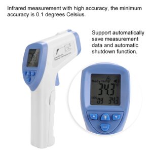 Veterinary Thermometer, Fast Digital 0.1° Accuracy Veterinary Infrared Thermometer Blue Non-Contact Digital Thermometer for Pig Sheep Horse Dog