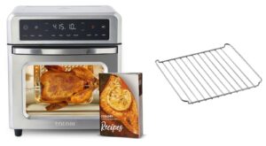 cosori air fryer toaster oven, 13 qt airfryer fits 8" pizza, 11-in-1 functions & wire oven rack, cooling rack for cooking and baking, air fryer accessories & replacements,dishwasher safe