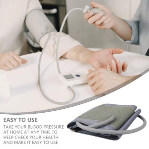 UPIQNG Blood Pressure Cuff Blood Pressure Machine Cuff,Sphygmomanometer Cuff Replacement Accessories,No Bp Machine,22-32cm (Silver Grey)