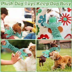 Fuufome Large Squeaky Dog Toys: Plush Dog Toys with Soft Fabric for Small, Medium, and Large Pets - Tug of War Dog Toys for Indoor Play