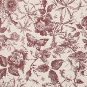 lovada wallpaper peel and stick - 15.7x118inch wallpapers rose flowes wall paper red and white vinyl peel and stick wallpaper cabinet contact paper, modern wallpaper for home deco