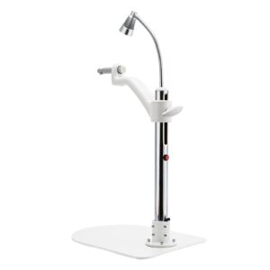 AISITESY Simple Ophthalmic Phoropter Arm Bracket Table Stand with Top Lamp Vision Tester Support Desktop Use with Light