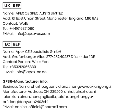 oneisall Replacment Metal Blades for DTJ-001