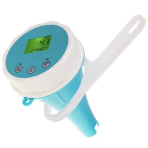 Smart Water Quality Tester: 6-in-1 Bluetooth Floating Monitor for Pools, Spas, and Hydroponics - pH, EC, ORP, Chlorine, Salinity, and Temperature Measurement