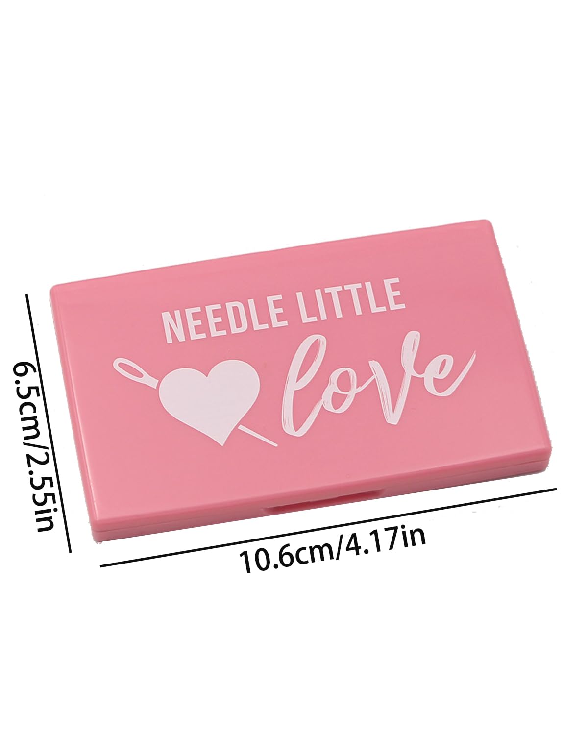 Magnetic Needle Storage Case, Rectangle Magnetic Needle Keeper Cross Stitch Manual DIY Sewing Stitching Pin Storage Box Plastic Cross Stitch Sewing Knitting Pin Organizer Container Tool