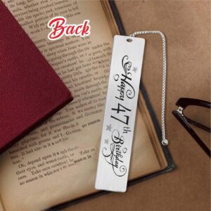 Jzxwan Happy 47th Birthday Gifts for Women Men, 47 Year Old Birthday Bookmark Gift for Him Her, Happy 47 Yr Bday Book Mark for Female Male, 1977 Bd Present, 47 th Birthday Card Decoration