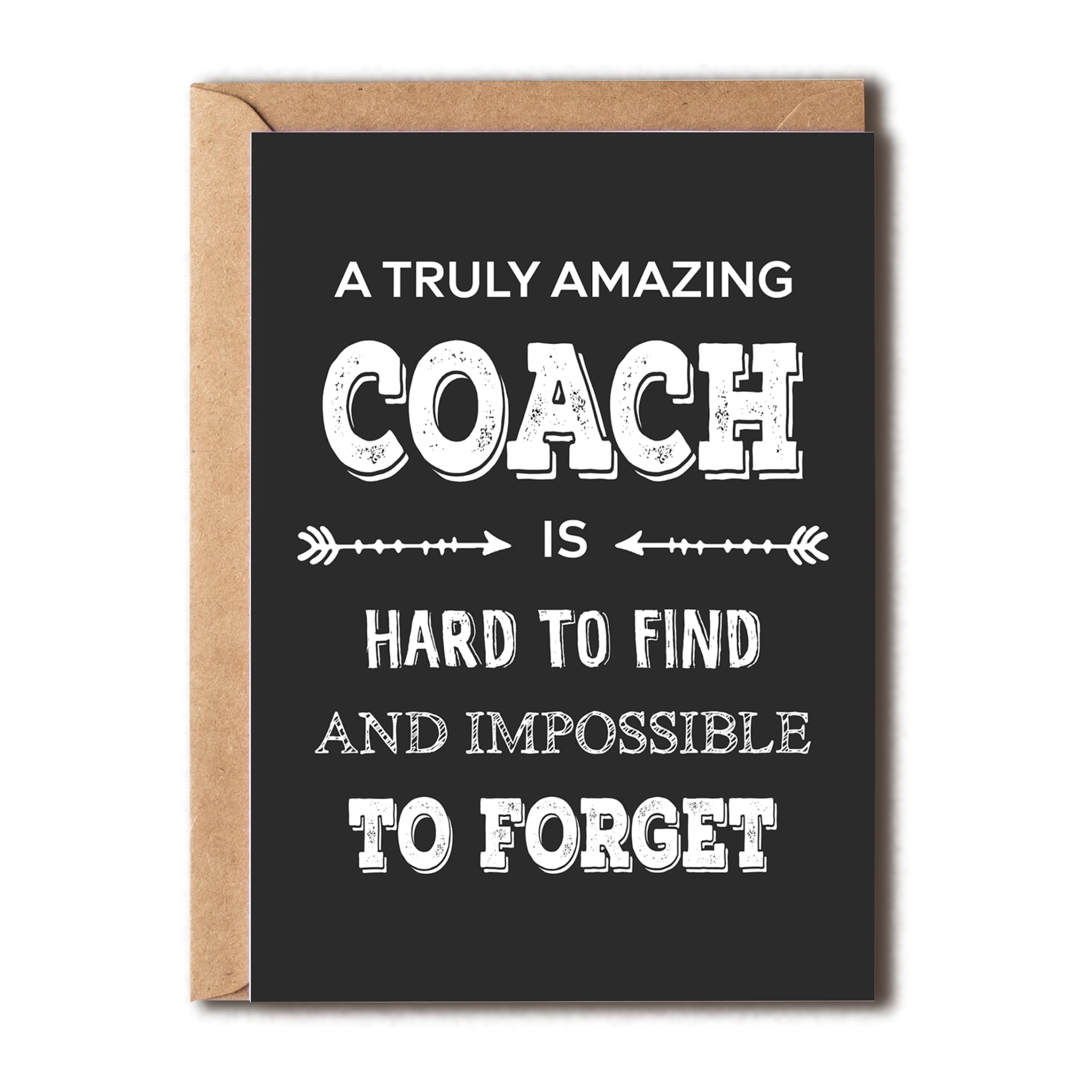 NTVShop Thank You Card For An Awesome Coach - Appreciation Gift - Card For All Occasions - Cute Card For Men And Women