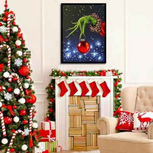 LWZAYS Christmas Diamond Painting Kits for Adults, Diamond Art for Adults Beginner, Diamond Dots Gem Art for Aesthetic Room Decor(12x16Inch)