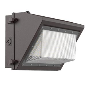 120w led wall pack light with dusk-to-dawn sensor, 16800lm 5000k led security flood lighting, 100-277v commercial and industrial outdoor led wall lights for parking lots|warehouses|factories|house