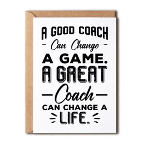 ntvshop teacher appreciation gift card - thanks great coach - thank you for helping me - card from student