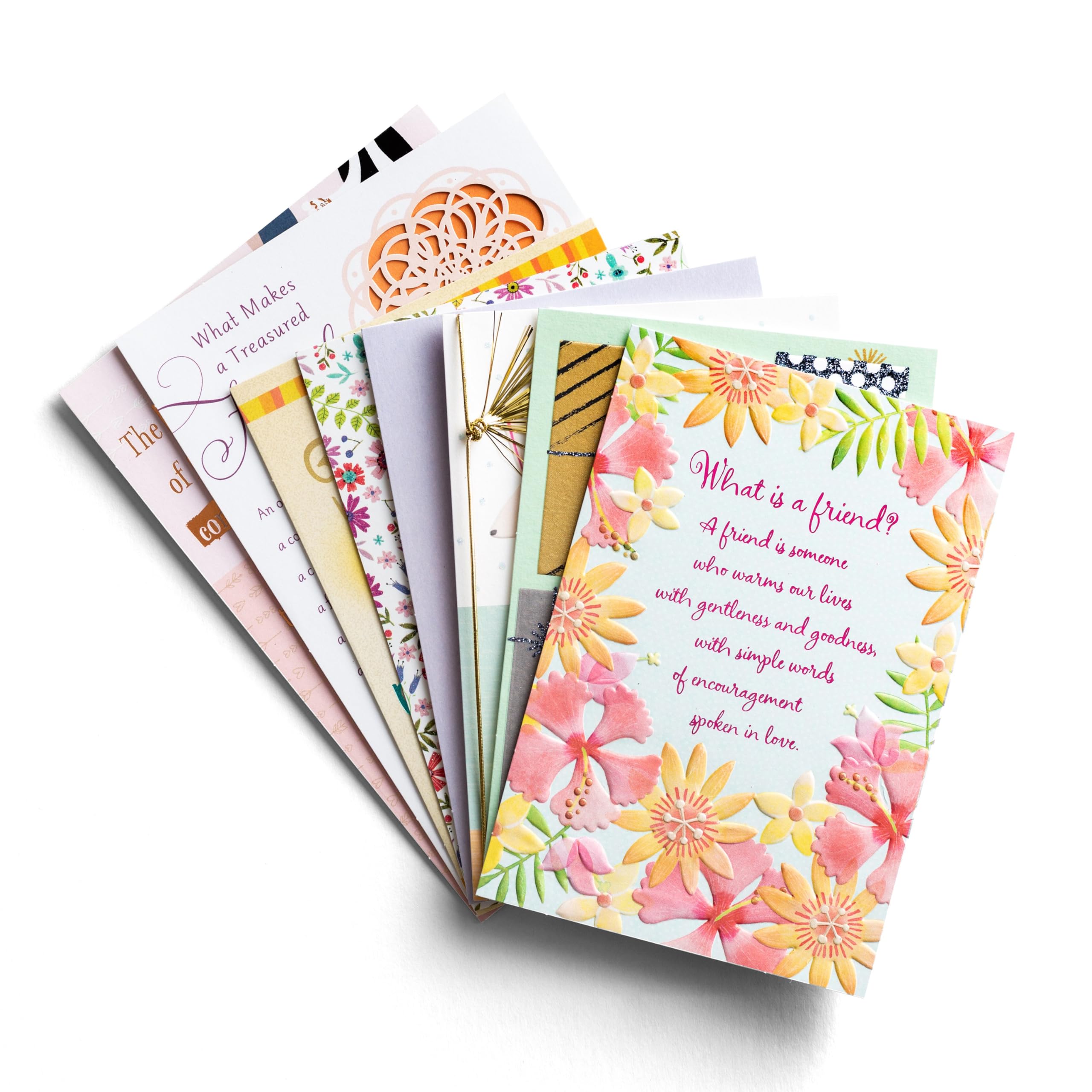 DaySpring - Birthday - Friendship - 8 Greeting Card Assortment Pack with Envelopes (J4523)