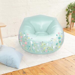 Make It Real 3C4G: Inflatable Fairy Garden Chair - Comfortable & Portable Blow Up Chair, Perfect for Outdoors & Indoors, Tweens, Girls & Kids Ages 8+, Three Cheers for Girls