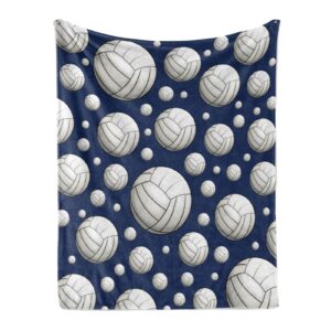 volleyball blanket flannel soft warm plush volleyball sport throw blanket volleyball present for girls boys kids teen women volleyball lovers