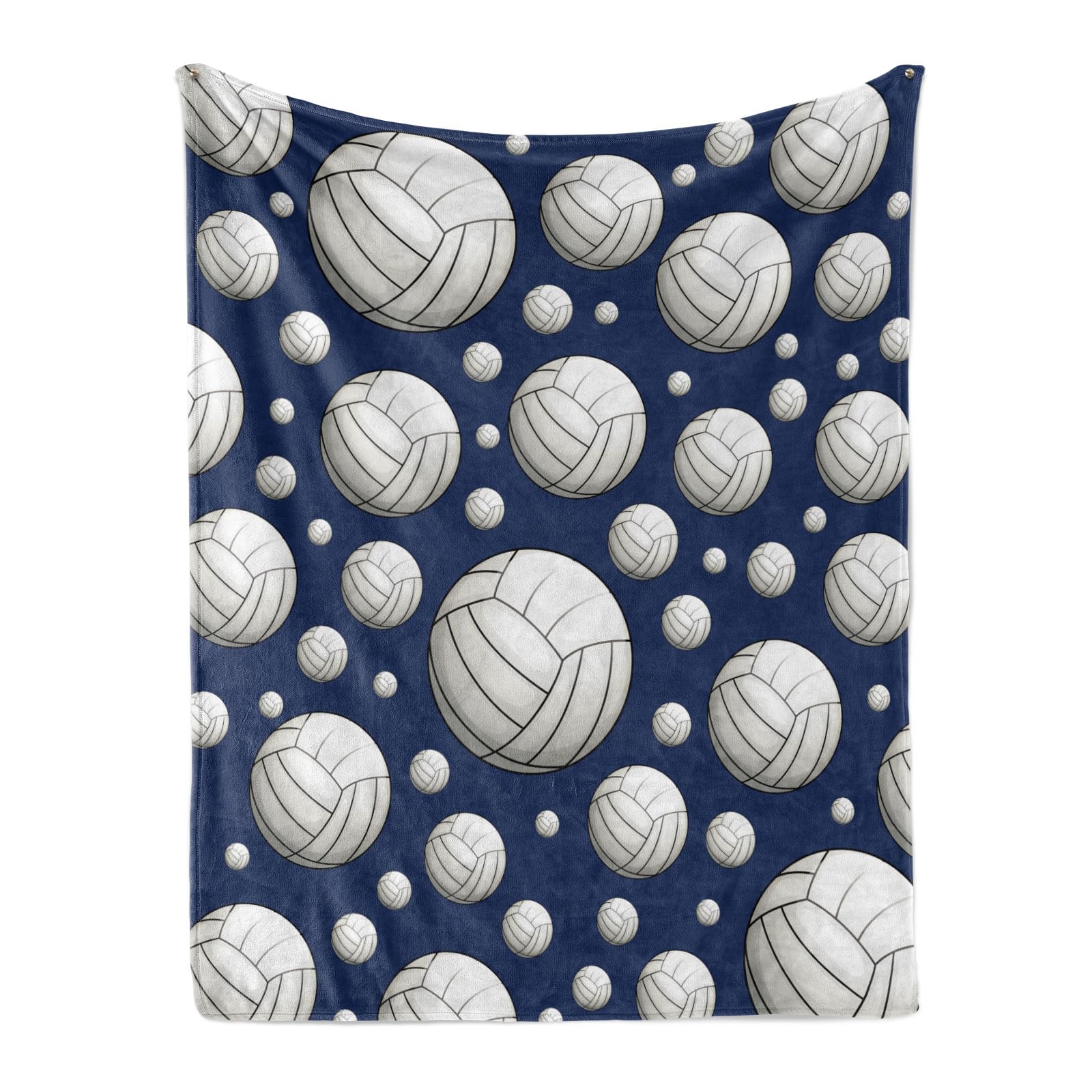 Volleyball Blanket Flannel Soft Warm Plush Volleyball Sport Throw Blanket Volleyball Present for Girls Boys Kids Teen Women Volleyball Lovers