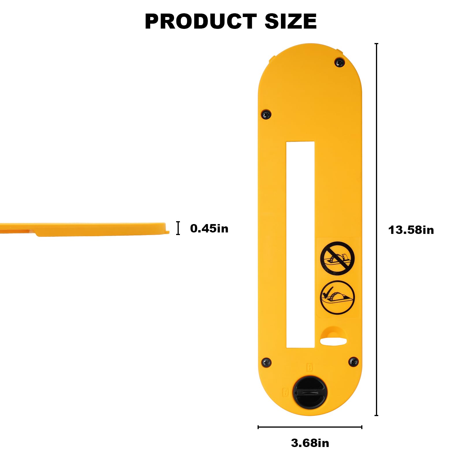 Dado Throat Plate for DeWalt 10" Portable Table Saw Fit DWE7402DI DWE7490 DWE7491 DWE7491RS DWE7492