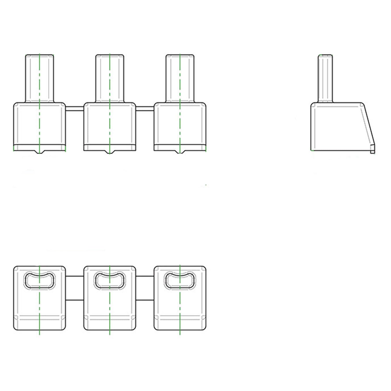 Noark Protective Caps, UL 489 1001279 PC489