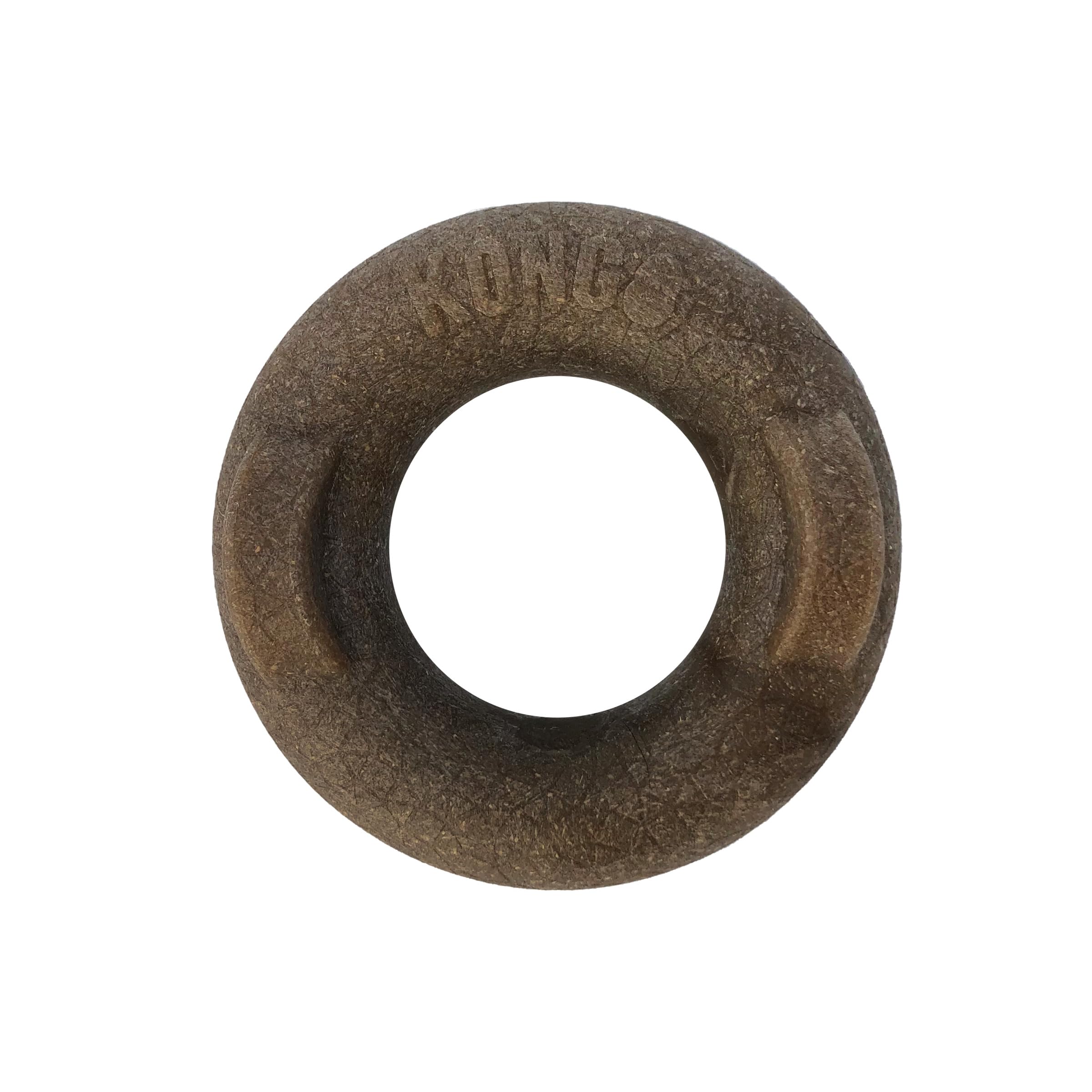 KONG Bamboo Rockerz Chewing Reward for Dental Health in Dogs (Medium, Ring) Brown