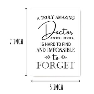 EruditeGifts Funny Appreciation Card - Thank You Card For Doctors - Hilarious Birthday Card - Gift Card For Doctor Him Her