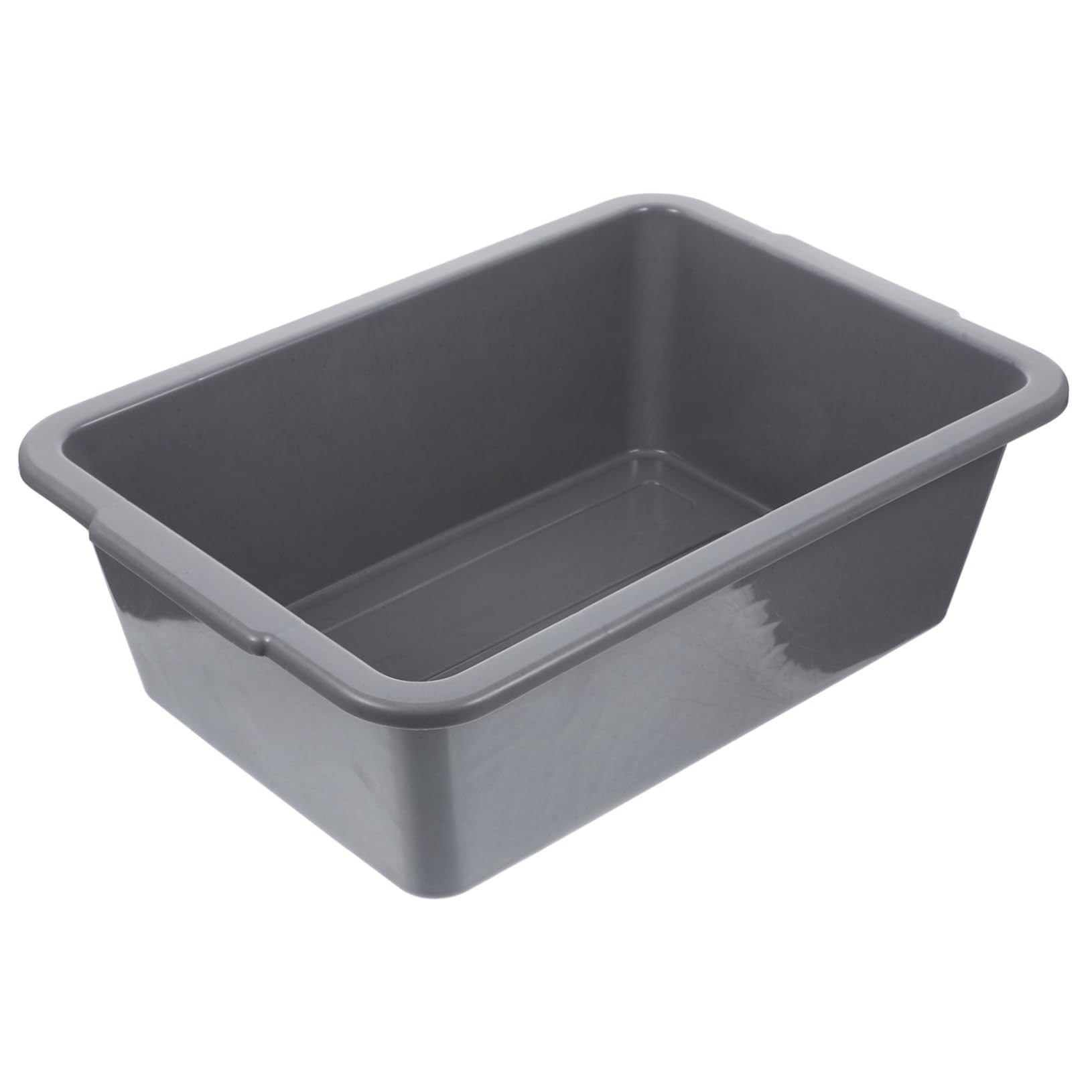 CAXUSD White Boxes Plastic Wash Basin White Storage Bins Restaurant Commercial Bus Box Multipurpose Bus Tub Wash Basin Tub Car Storage Box Dishwashing Box Storage Basket Grey