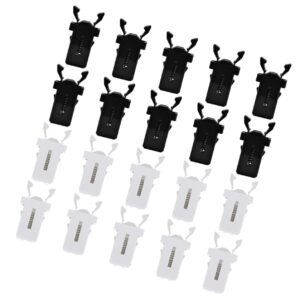 villful 20pcs locking bin press lock household trash can clip clips clips plastic bin for trash can buckle trash can bin button trash can cover home