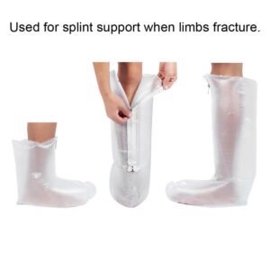 Leg Air Splint, First Aid Air Splint Kits, Inflatable Plastic Splint with Hand Wrist Elbow Arm Foot Ankle for Home Outdoor Emergency Use, Set of 7