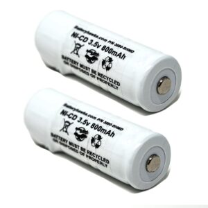 battery hawk (2 pack) 72200 3.5v 800mah ni-cd otoscope medic 71000 71020 71010 1919-p-5020 n3675i b10097 b11355