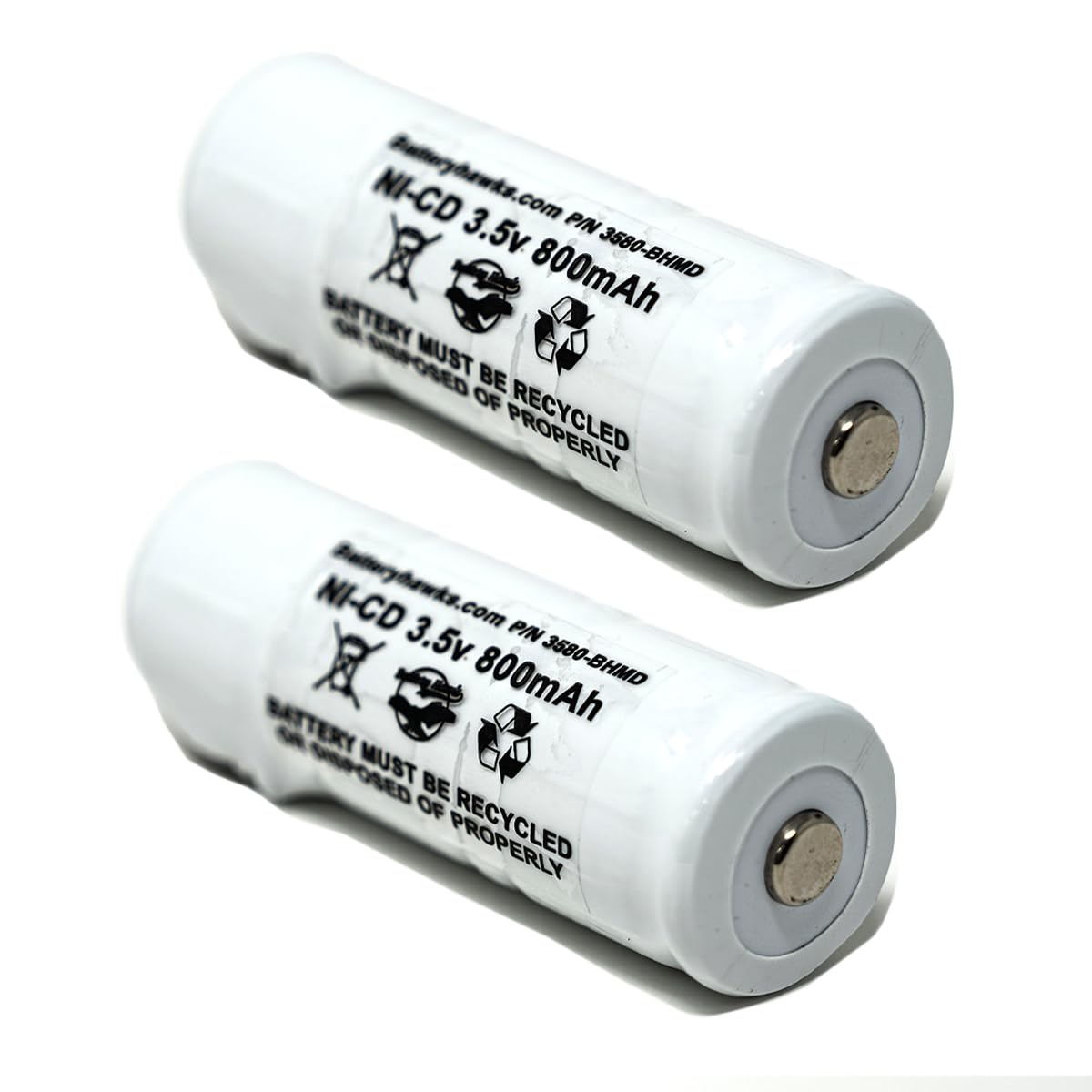 Battery Hawk (2 Pack) 72200 3.5V 800mAh Ni-CD Otoscope Medic 71000 71020 71010 1919-P-5020 N3675I B10097 B11355