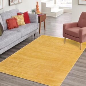 Unique Loom Finsbury Collection Area Rug - Kate (3' 3" x 5' 3" Rectangle, Yellow)