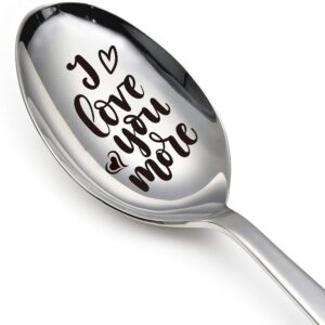 funny spoons stainless steel spoon for coffee tea lovers dad birthday engraved spoon - i love you coffee accessories unique spoons