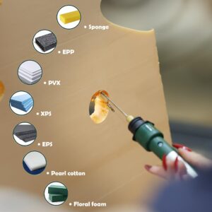 WINONS Hot Wire Foam Cutter with Temperature Controller and Light Indicator 27W, Upgraded WFC-0008 Styrofoam Cutter also can be used as a Hot Knife Foam Cutter and Polystyrene Cutting Tool (Kit of 10)