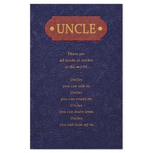 American Greetings Birthday Card for Uncle (Making Our Family So Special)