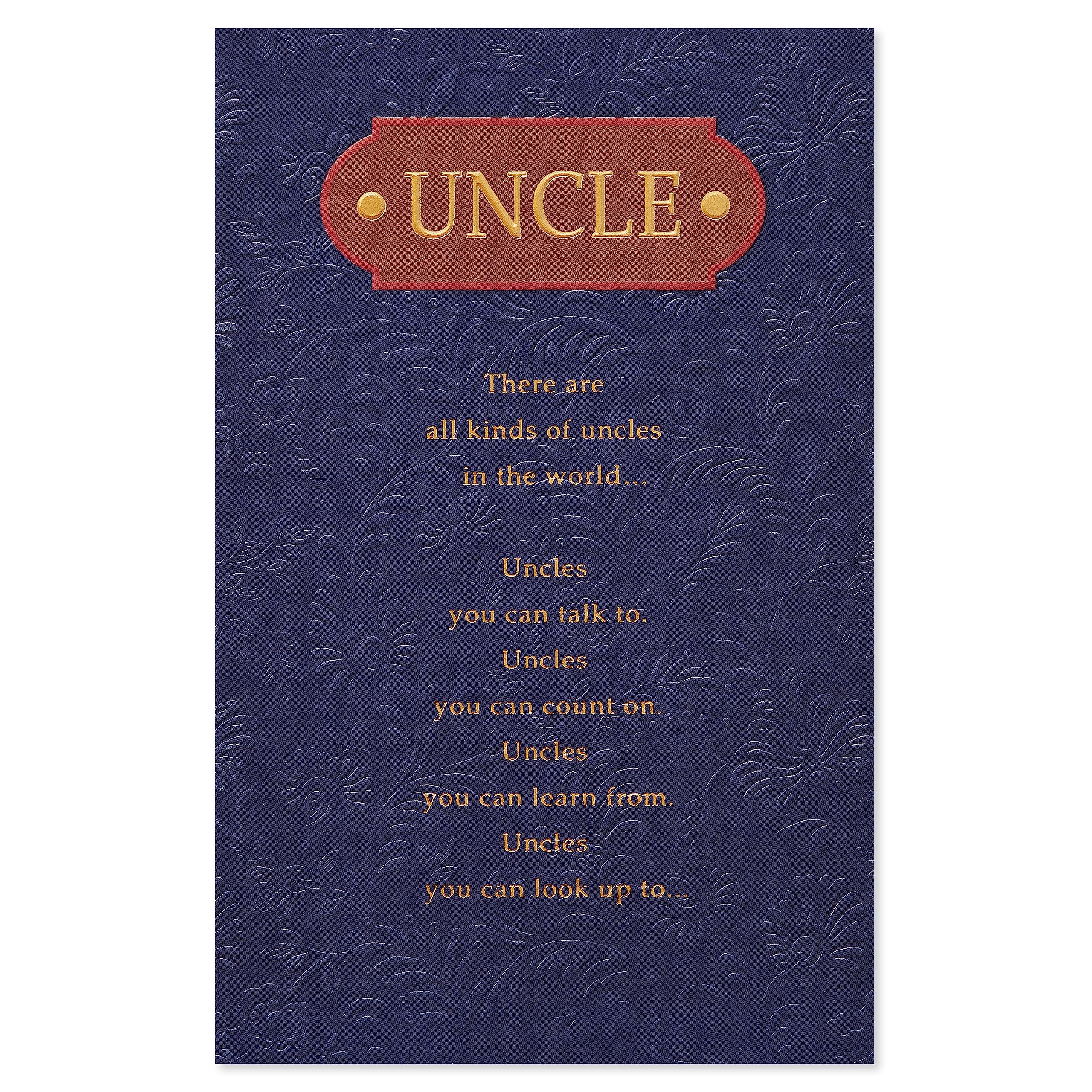 American Greetings Birthday Card for Uncle (Making Our Family So Special)