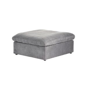 sdorens convertible modular sectional sofa, ottoman seat cube, customizable modular sectional sofa for living room office apartment, gray