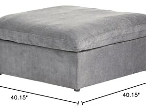 Sdorens Convertible Modular Sectional Sofa, Ottoman Seat Cube, Customizable Modular Sectional Sofa for Living Room Office Apartment, Gray