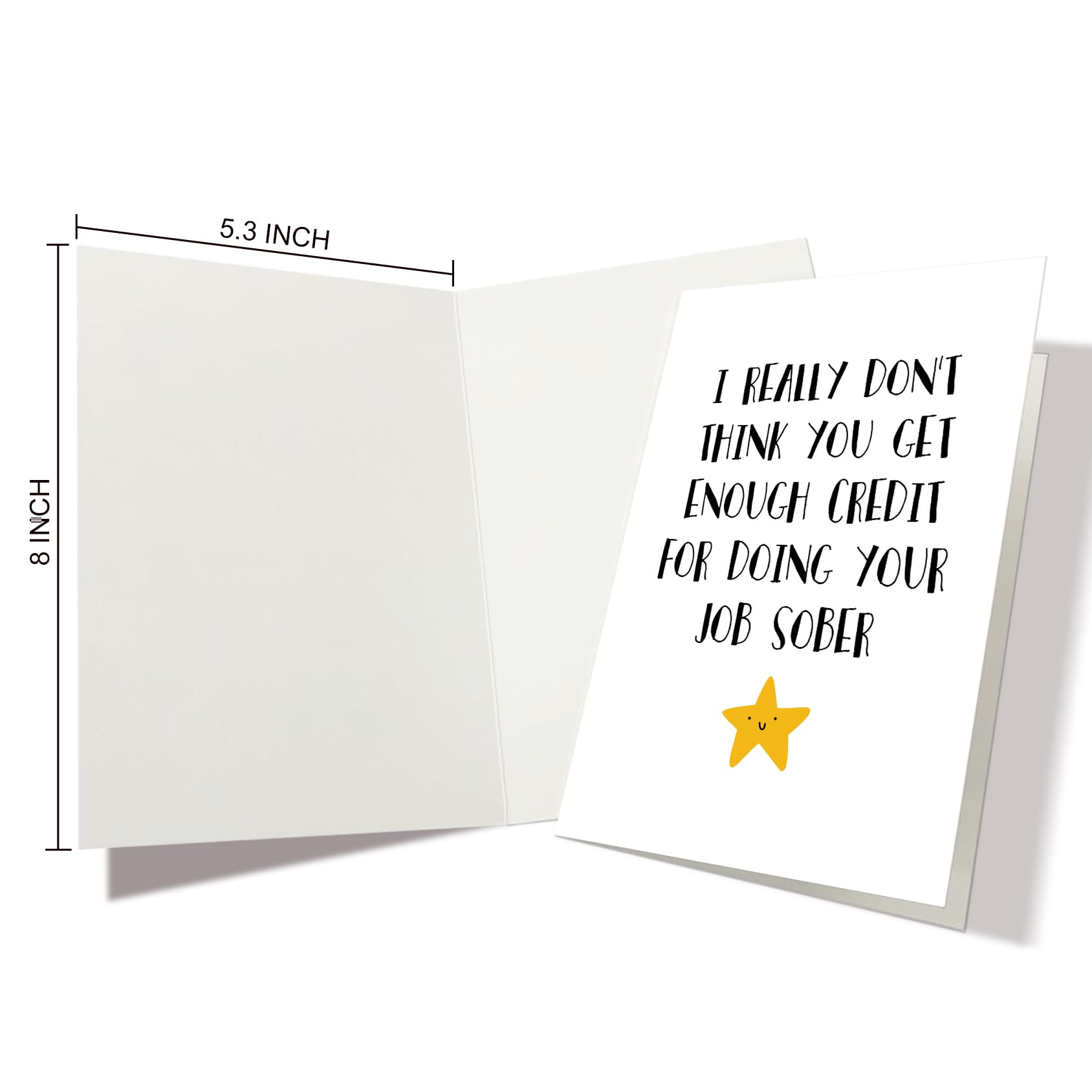 Nchigedy Funny Boss's Day Card for Men Women, Humorous Boss's Day Gift for Boss, Boss's Birthday Card, Retirement Card for Boss Coworkers