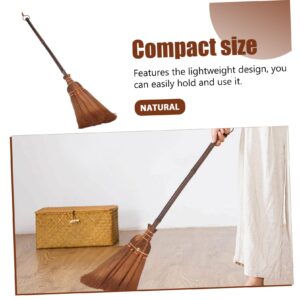 1pc Children's Broom Housewarming Sweeping Broom Brooms for Sweeping Lobby Broom Woven Threads Broom Broomcorn Broom Coconut Palm Broom Rustic Broom Mini Baby Stick