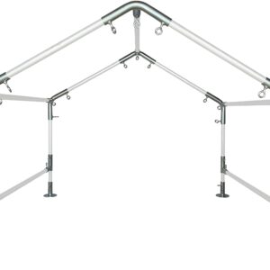 10' x 10' High Peak Canopy Fittings, DIY RV & Boat Carport, Party Tent, 1" EMT Metal Frame Parts